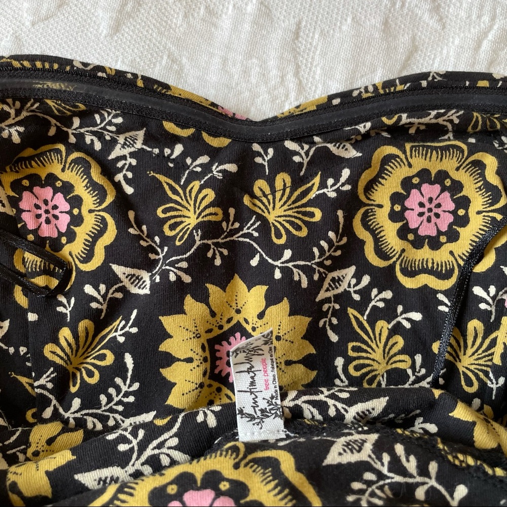 Free People Daisy Chain Floral Tie-Back Tube Top - Picture 7 of 8